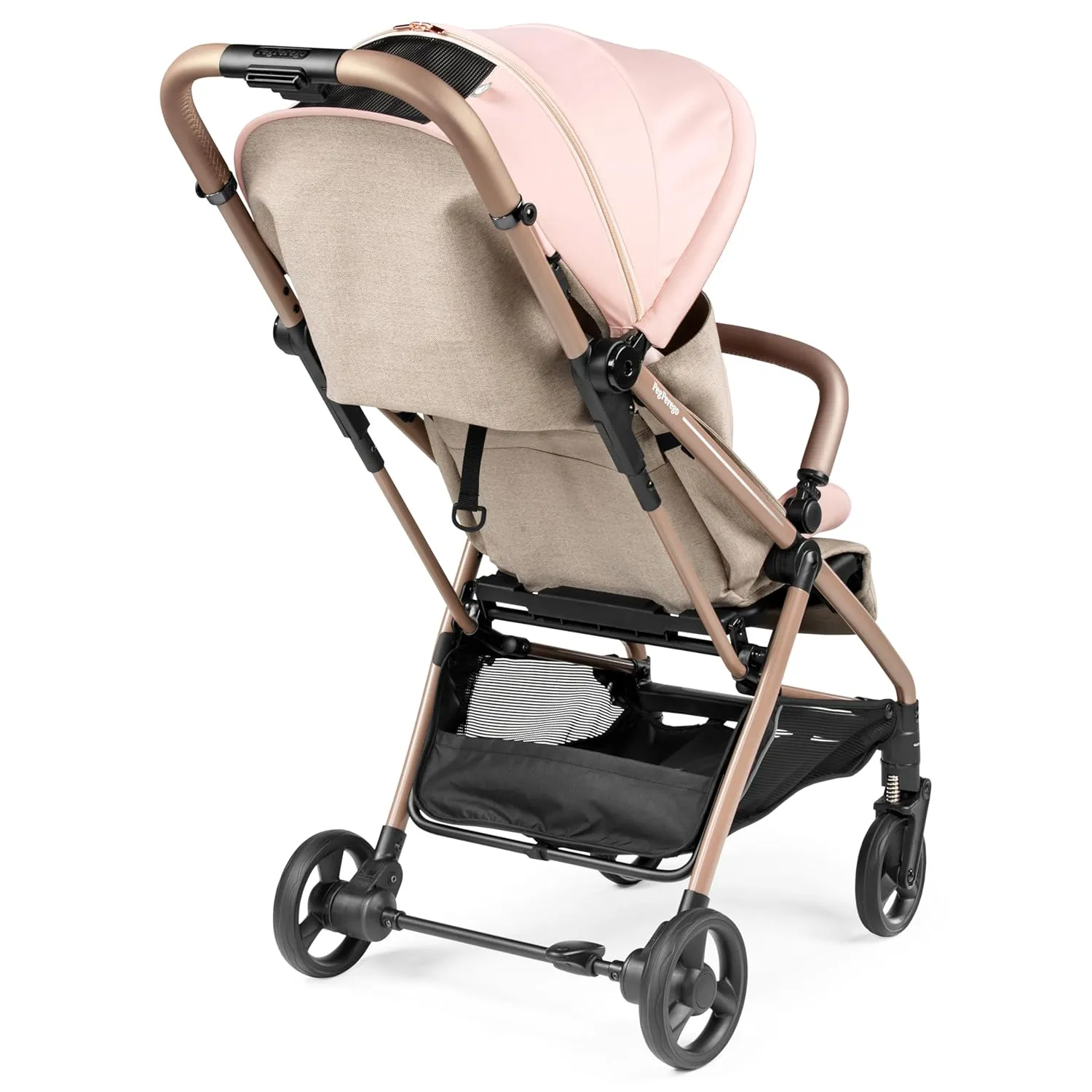 Selfie Plus Lightweight and Compact Stroller- Mon Amour (Pink & Beige)