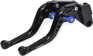 Short Brake Clutch Lever Set Compatible with CFMOTO Ibex 450 Ibex 800/ E/T/S, CNC Aluminum Alloy Made (Blue)