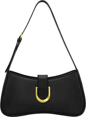 Shoulder Bag for Women Y2K Trendy Underarm Purse， Vegan Leather Clutch Hobo Handbags