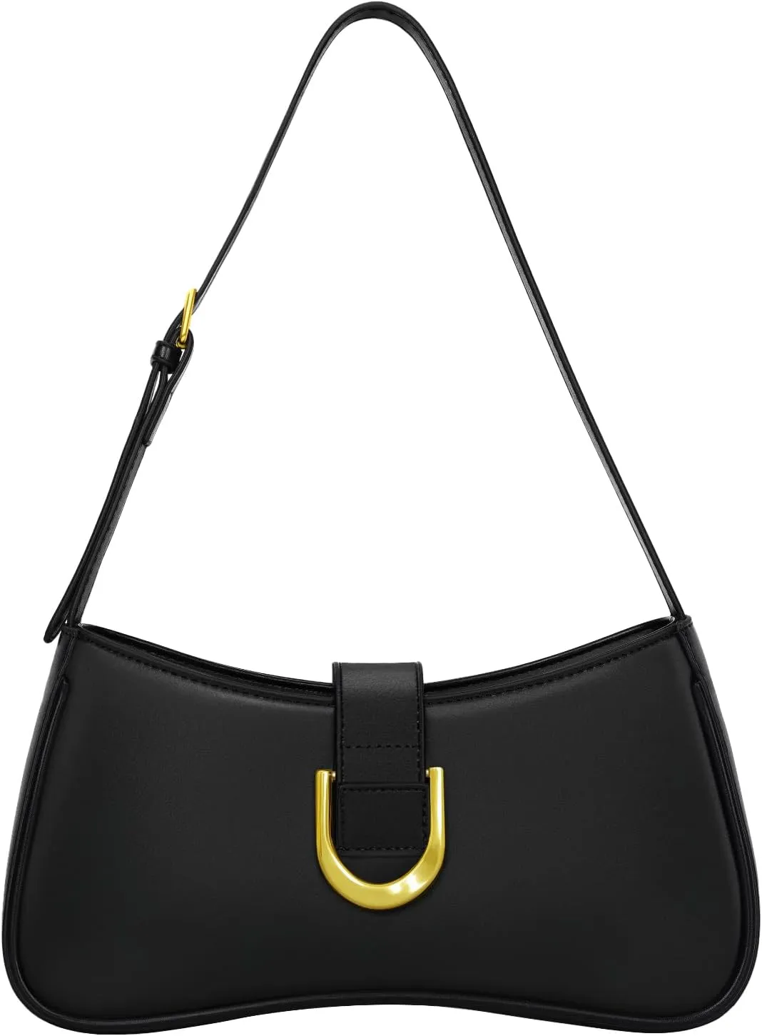 Shoulder Bag for Women Y2K Trendy Underarm Purse， Vegan Leather Clutch Hobo Handbags