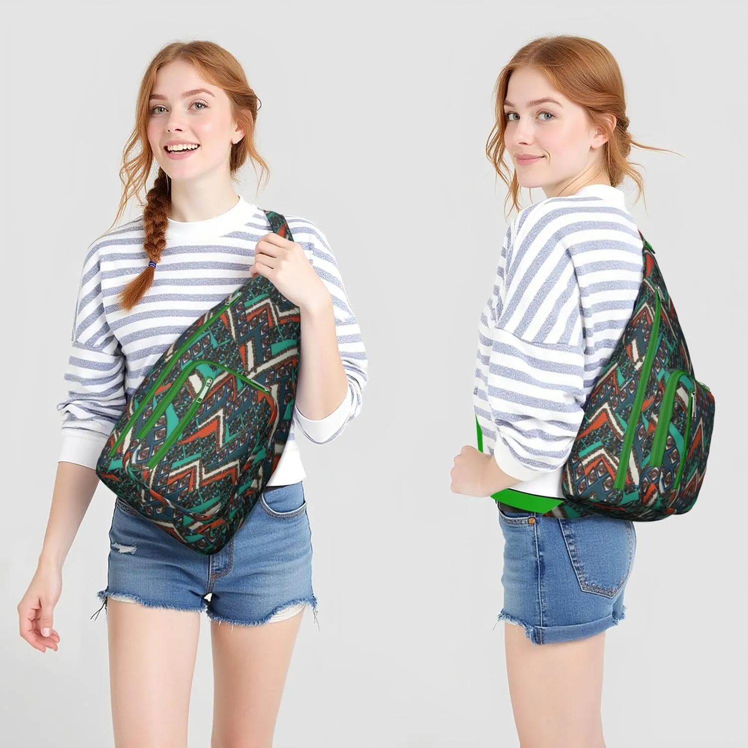 Shoulder Sling Crossbody Casual Chest Bag For Travel Sports Running,Backpack for Men & Women Lightweight Sports BagCrossbody Concealed Carry,Fashion Shoulder Bag Waterproof Chest Bag