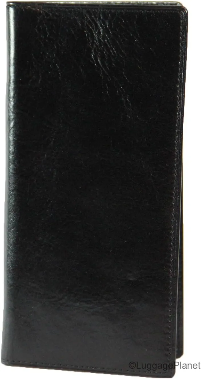 Sienna Collection Coat Pocket Mens RFID Leather Wallet (Black)