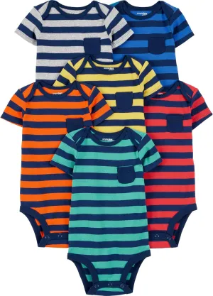 Simple Joys by Carter's baby-boys 6-pack Short-sleeve Bodysuit