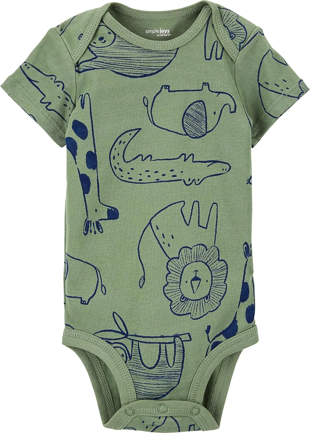 Simple Joys by Carter's Baby Boys' 6-Pack Short-Sleeve Bodysuit