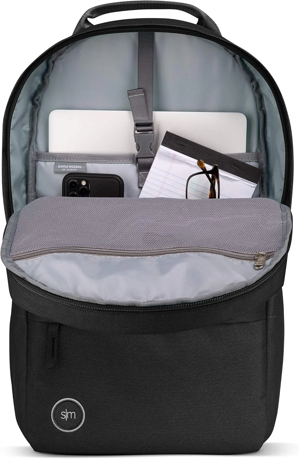 Simple Modern Officially Licensed Collegiate Backpack with Laptop Sleeve, Team Color, 20L