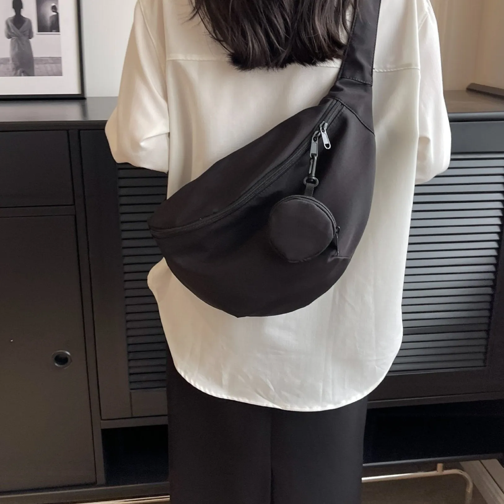 Sleekster Nylon Crossbody Shoulder Bag