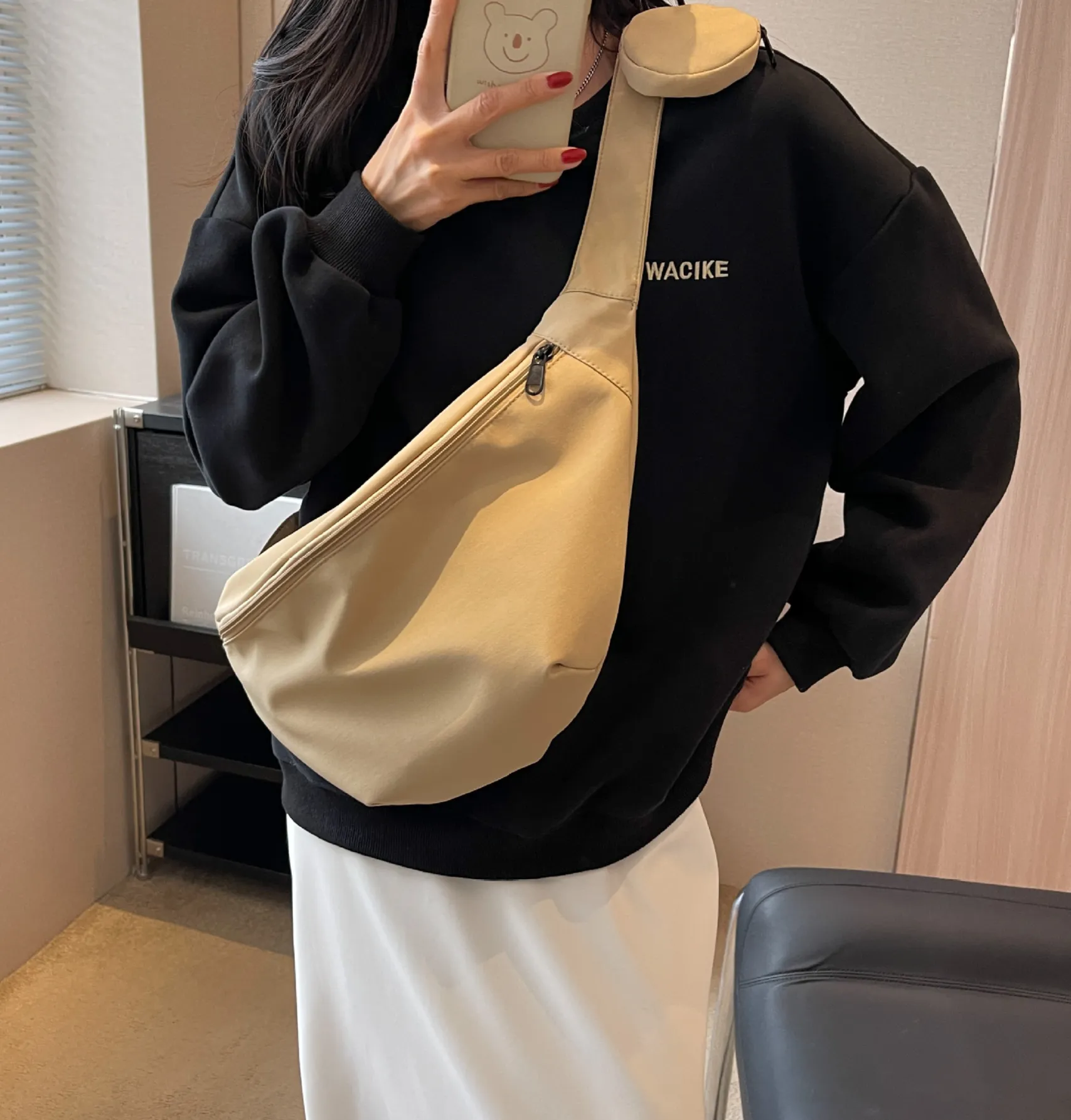 Sleekster Nylon Crossbody Shoulder Bag