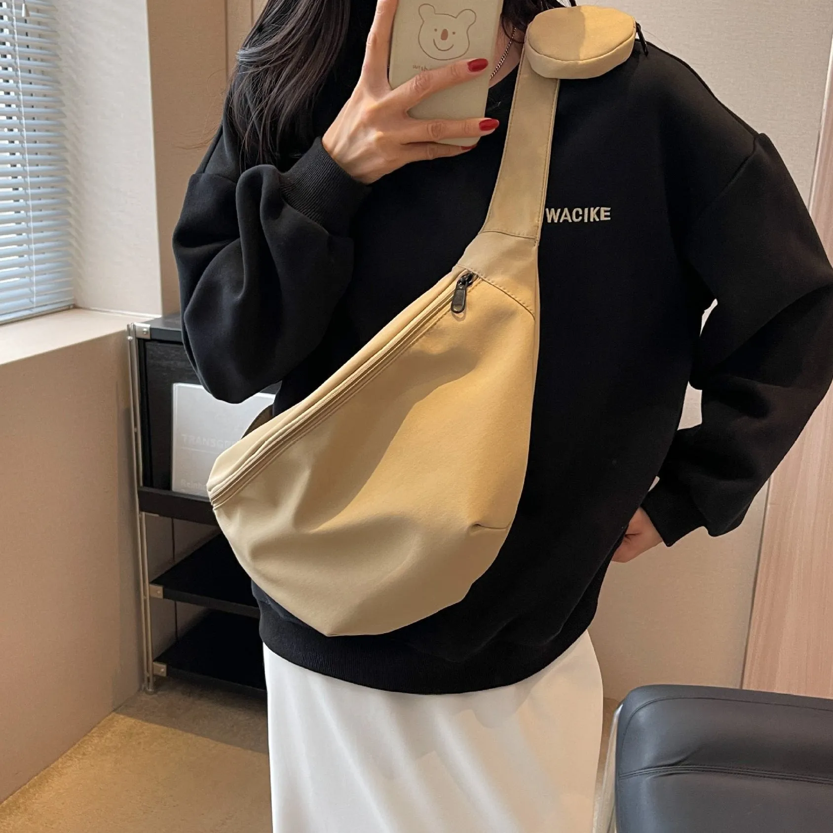 Sleekster Nylon Crossbody Shoulder Bag