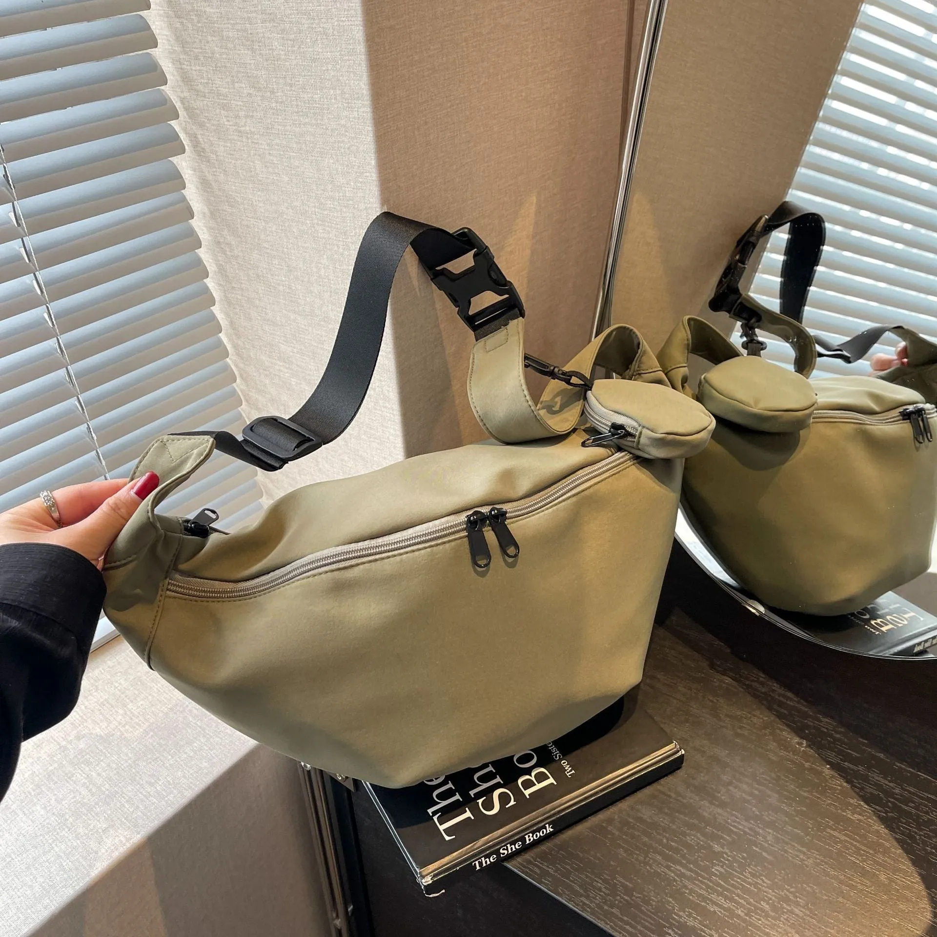 Sleekster Nylon Crossbody Shoulder Bag