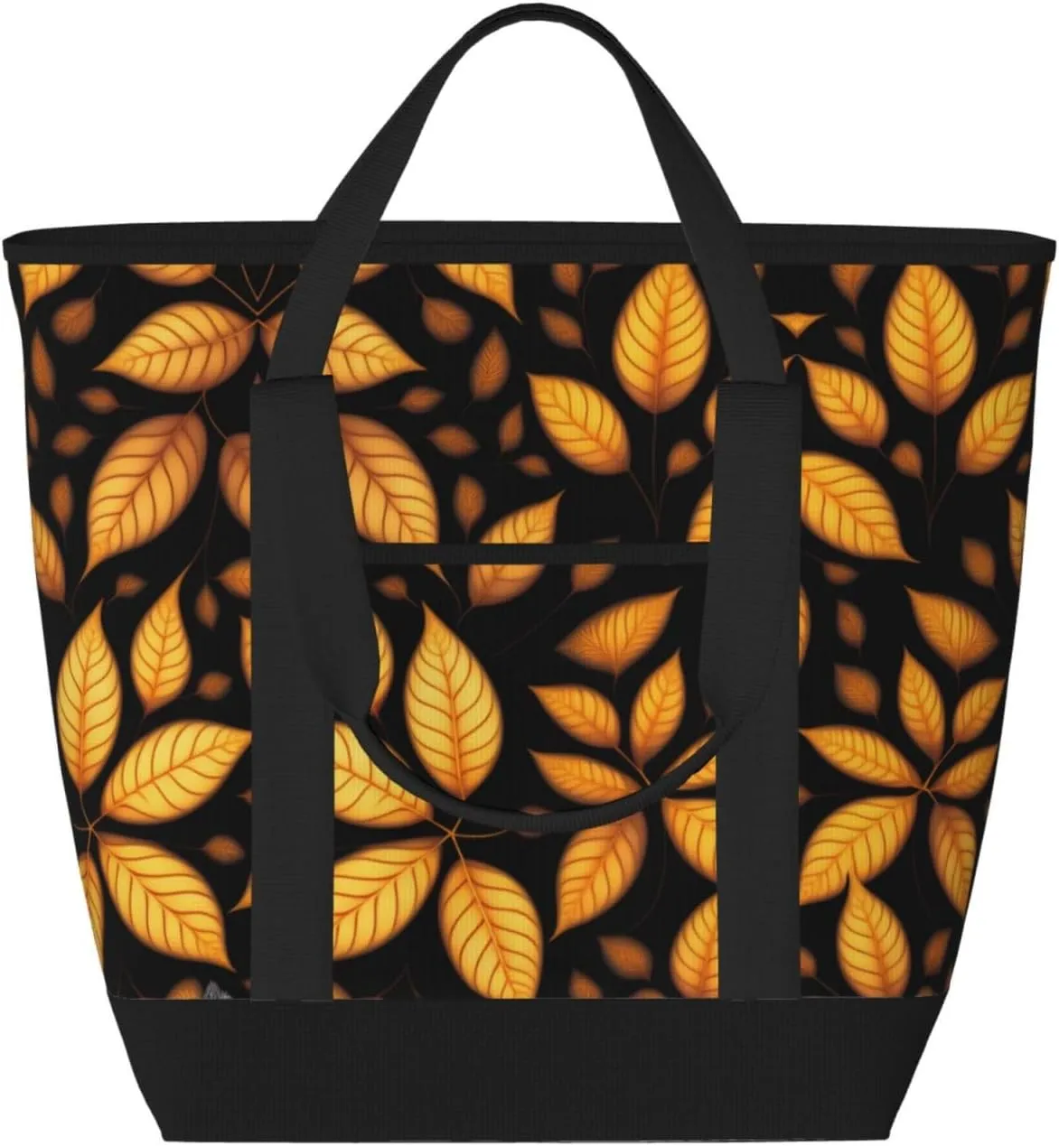 Slowly falling leaves Large Capacity Insulated Shoulder and Tote Bag for Hot and Cold Food