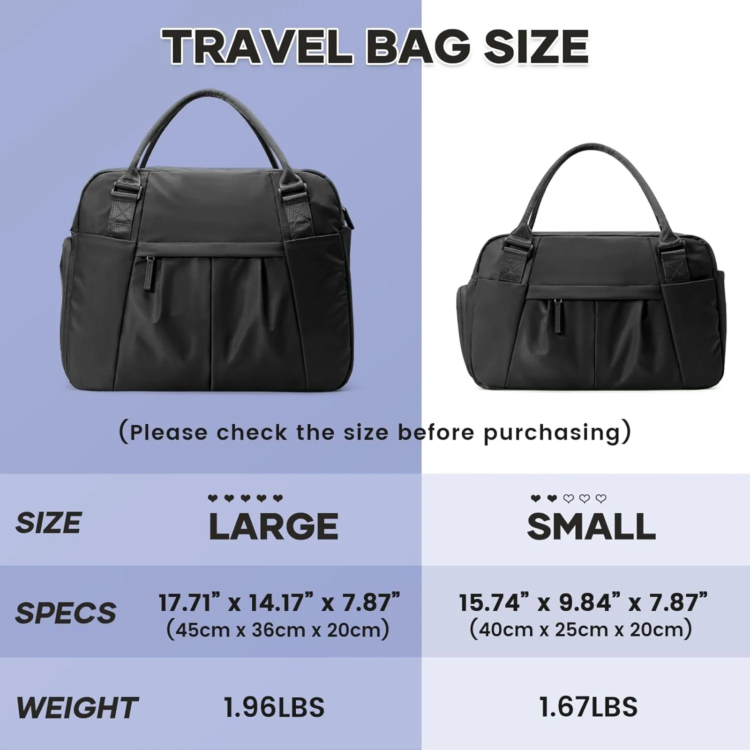 Small Gym Bag for Women, Travel Duffle Bag with Shoe Compartment, Carry on Weekender Bags Waterproof Overnight Bags Bolso de Viaje