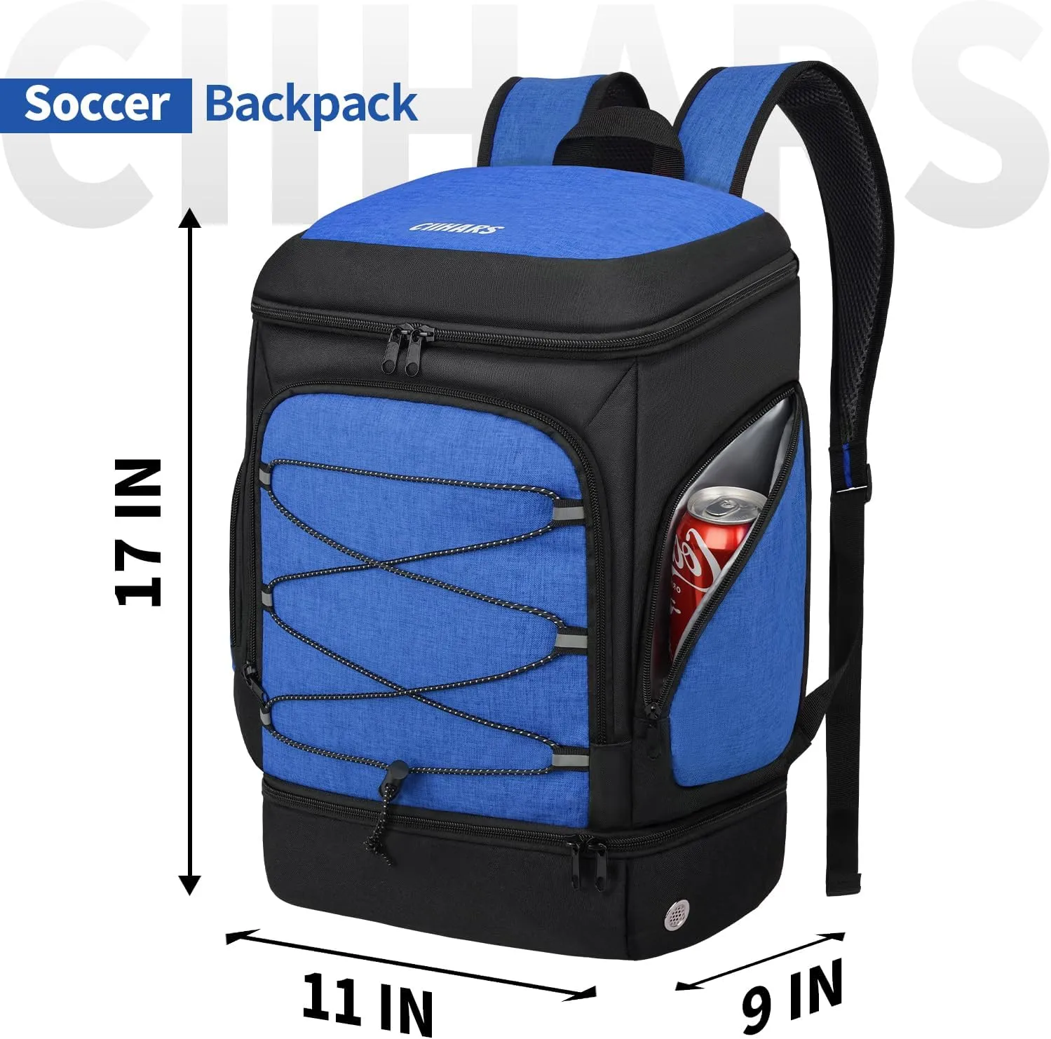 Soccer Backpack,Soccer Bag with Ball Holder, Includes Separate Cleat Shoe and Ball Compartment Sport Equipment Bags Fit Basketball Volleyball Football