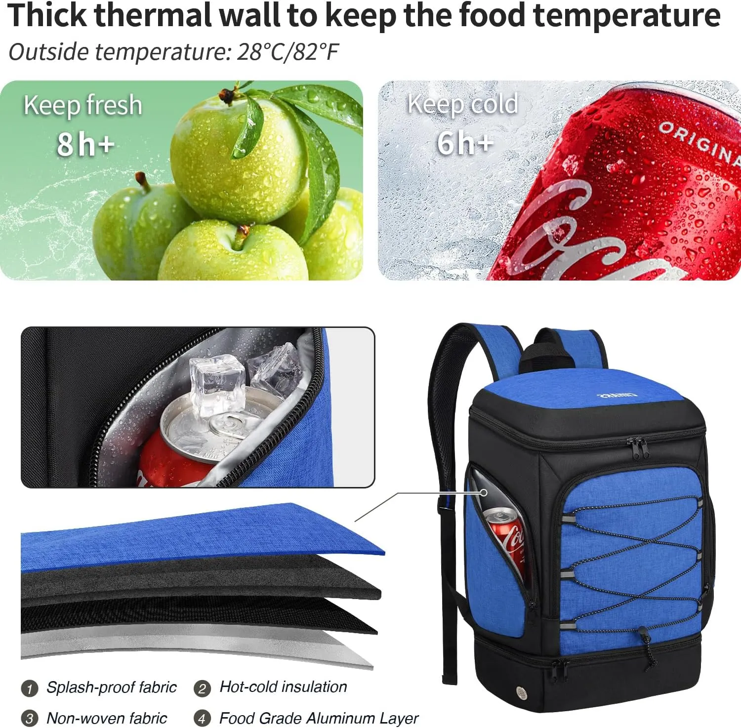Soccer Backpack,Soccer Bag with Ball Holder, Includes Separate Cleat Shoe and Ball Compartment Sport Equipment Bags Fit Basketball Volleyball Football