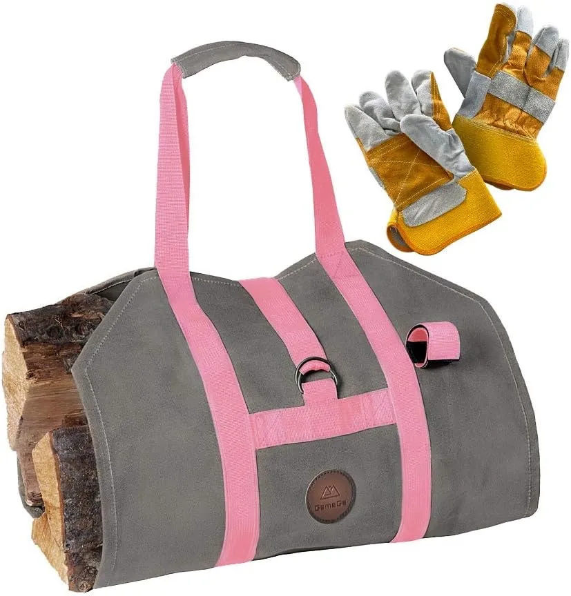 Spacious Canvas Tote Bag - Heavy Duty Reusable Bag for Flowers, Toys, Beach Gear, Groceries, Books, Gym, Picnic, Camping, Hiking or Travel
