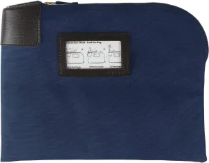 Sparco, SPR02868, Locking Currency Bag, 1 / Pack, Navy