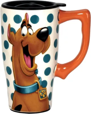 Spoontiques - Ceramic Travel Mugs - Scooby Doo Cup - Hot or Cold Beverages - Gift for Coffee Lovers, 18 oz