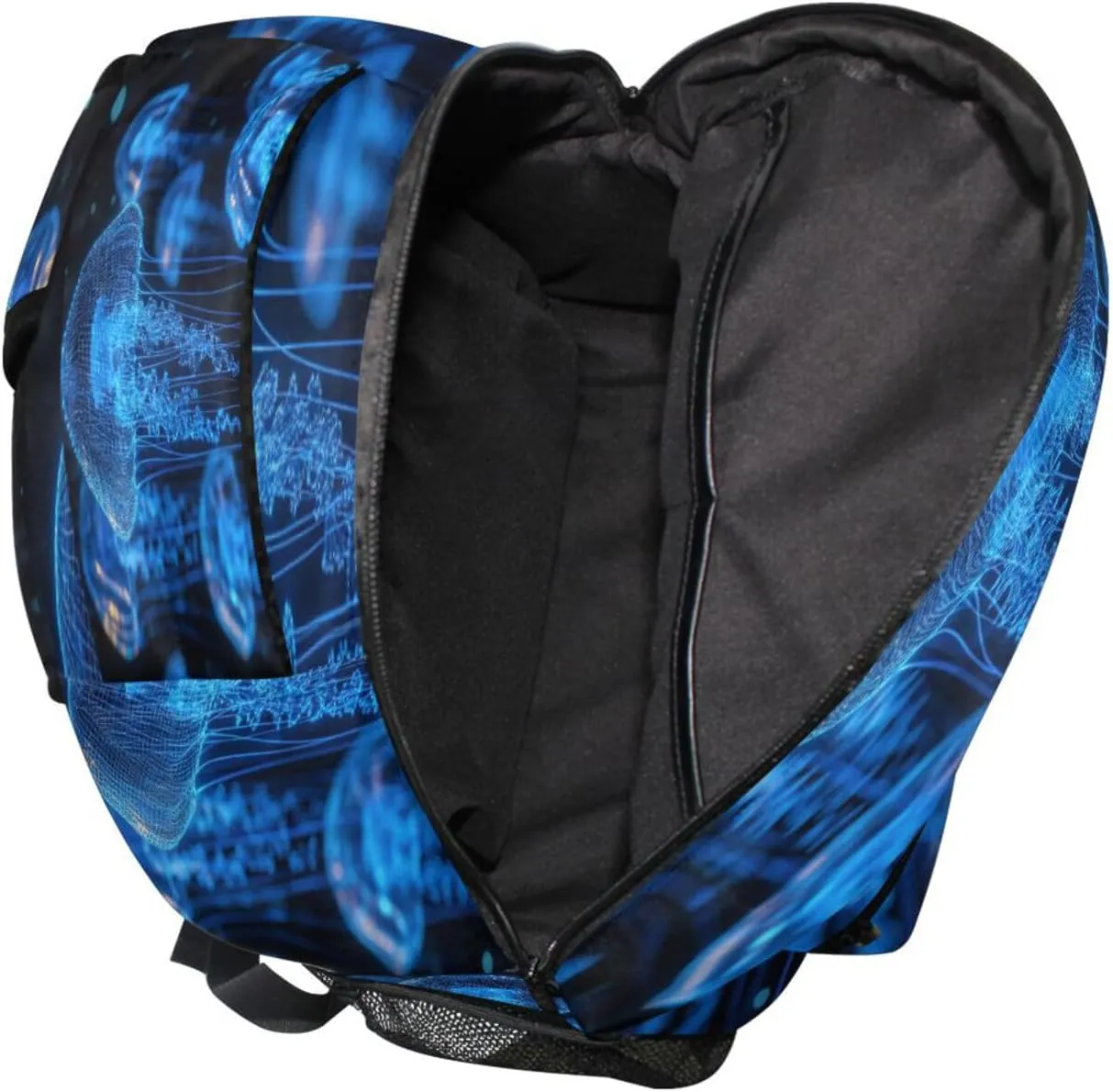 Sport Backpack for Teenager Waterproof College School Computer Bag with Chest Strap for College Work Jelly Fish