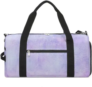 Sport Gym Duffel with Shoe Compartment Wet Pocket, Colorful-water-color Shoulder Travel Bag for Women Men, style-4