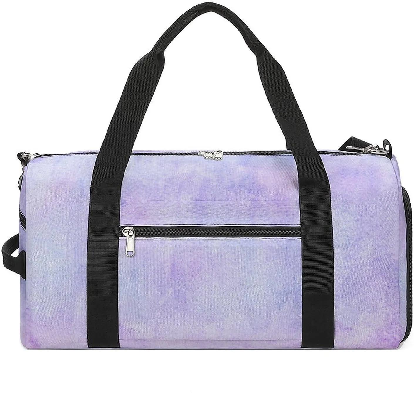 Sport Gym Duffel with Shoe Compartment Wet Pocket, Colorful-water-color Shoulder Travel Bag for Women Men, style-4