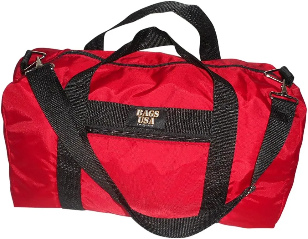 Sport Gym Or Travel Bag With Side Pocket To Hold Id,Keys Or Cellphone Made in USA. Made In USA.