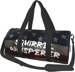 Squirrel Whisperer Duffel Bag Gym Bag Travel Sports Tote Large Foldable Beach Swim Yoga8