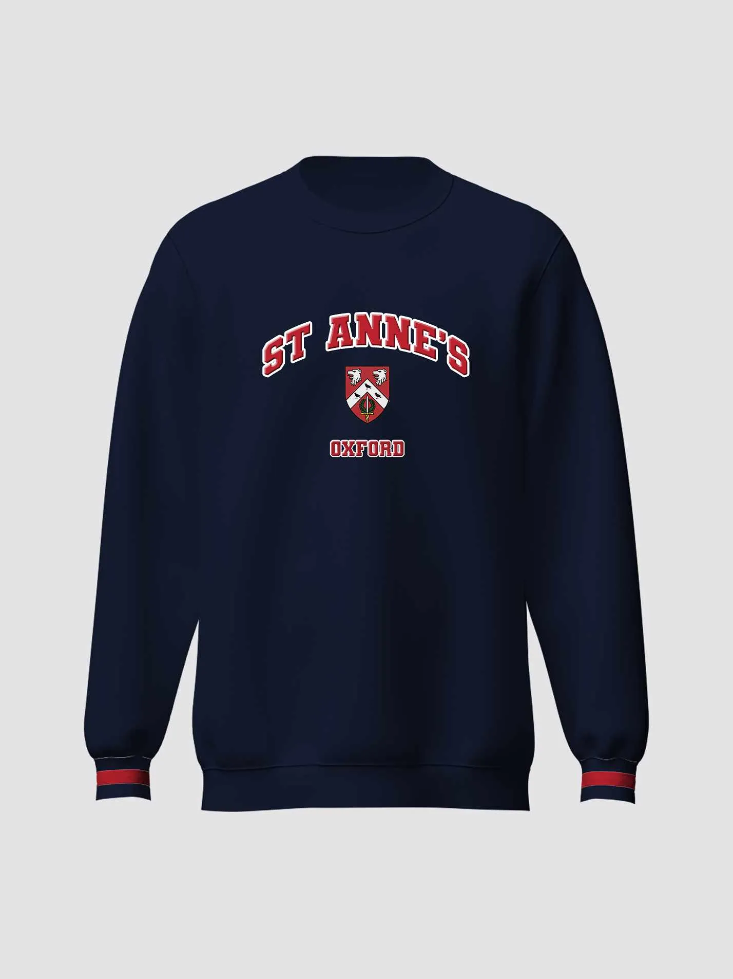 St Anne's College Oxford Oversized Unisex Varsity Sweatshirt