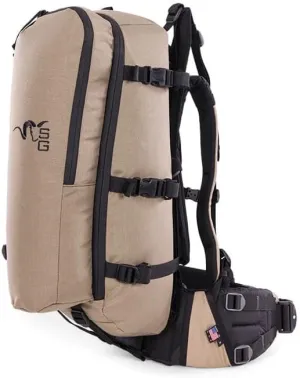 Stone Glacier Approach 2800 Pack with Krux Frame, 2800  Cubic Inches, Tripod & Spotting Scope Pocket, Tan, Large (50116-TN-L)