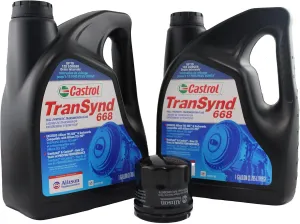 STONE RIVER PRODUCTS Castrol TranSynd 668 Allison 2021 Updated SPEC 2 GALLONS and ONE Allison 29539579 Filter ONLY by DOXA Worldwide