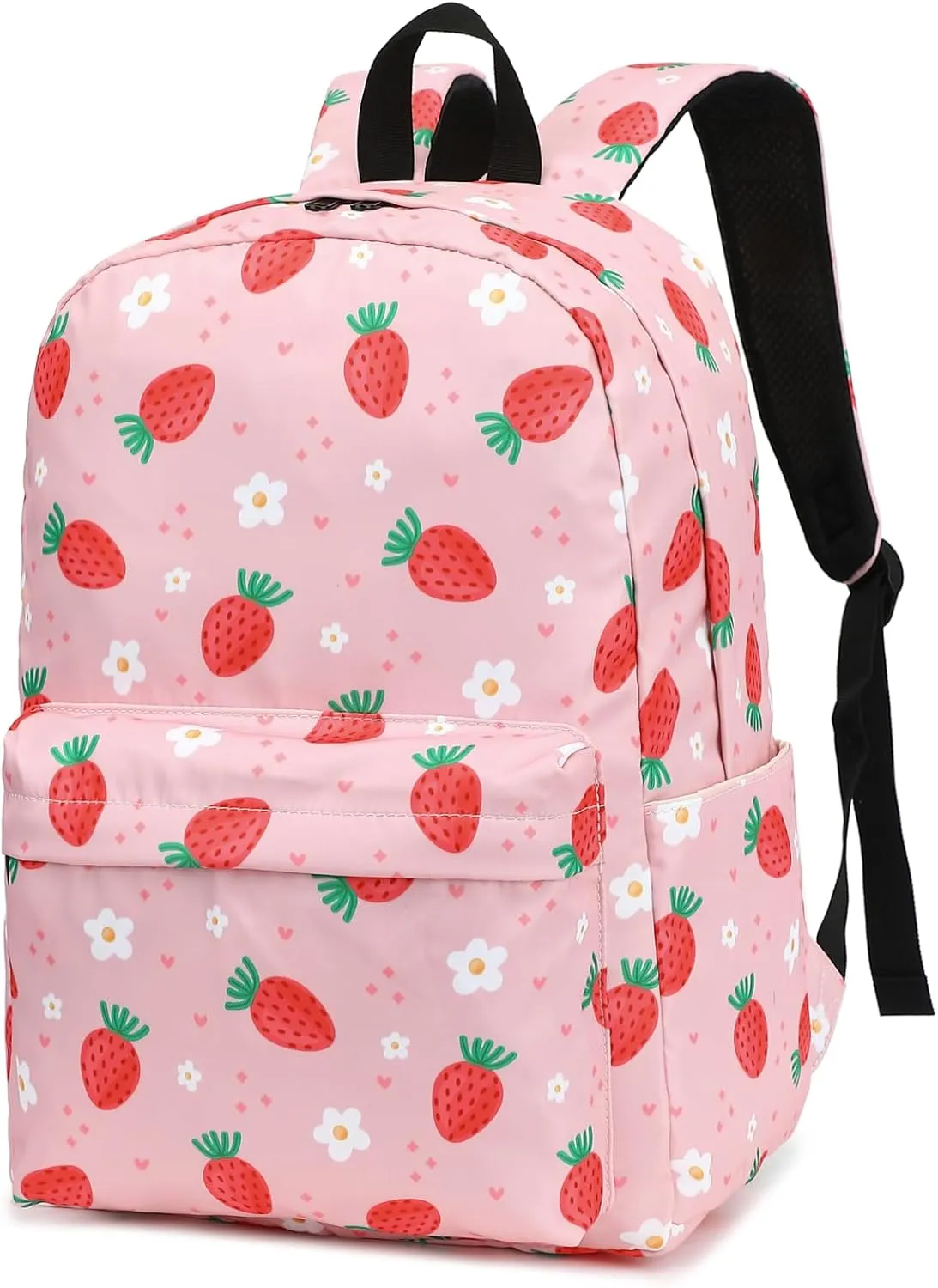 Strawberry Backpack for Girls Women Teens, School Backpack College Bookbags Ladies Laptop Backpacks