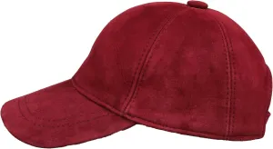 Suede Leather Unisex Baseball Cap