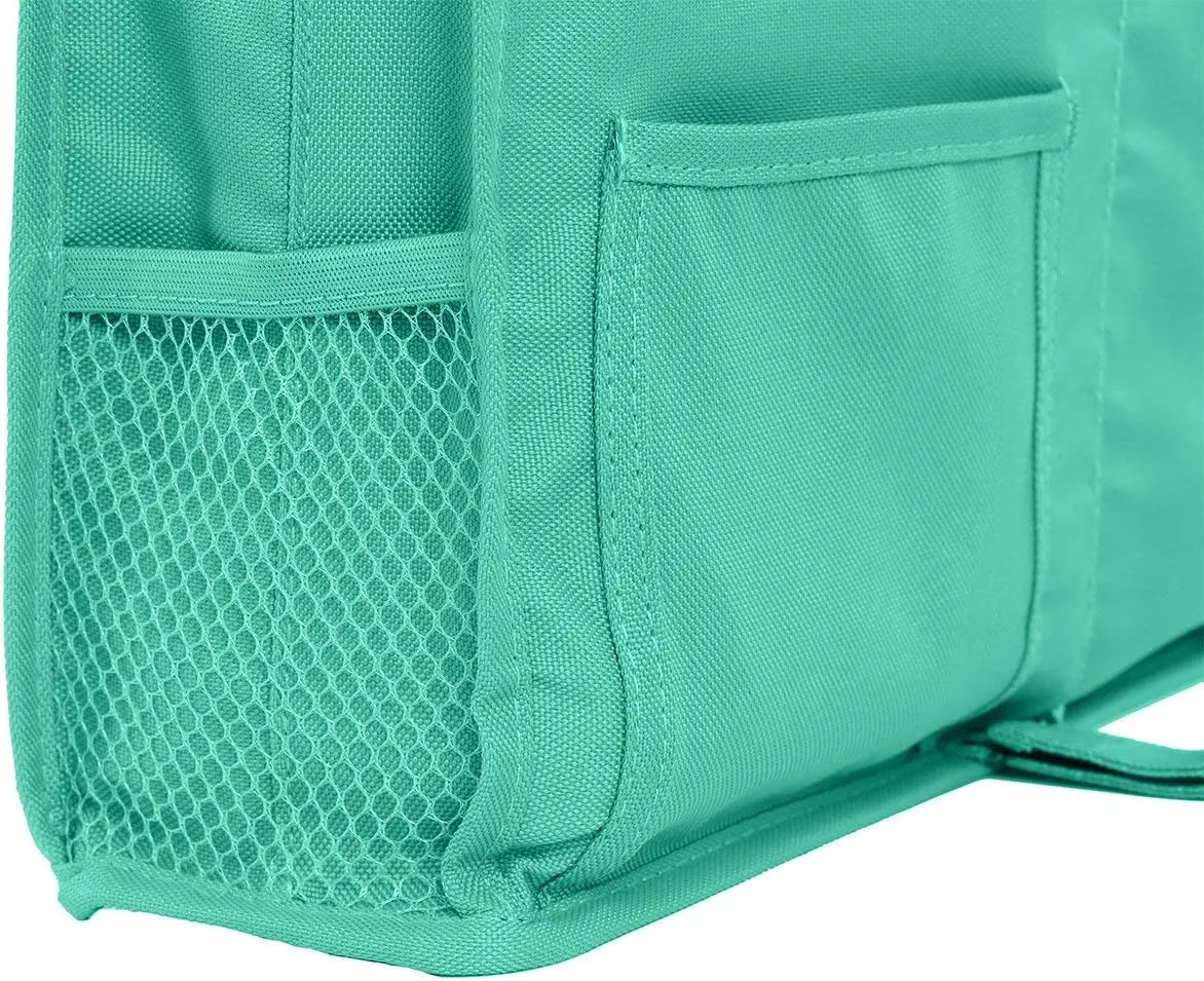 Sugaroom Bedside Storage Caddy, Bunk Bed Organizer Bed Storage Pocket Bedside Organizer Hanging Bed Storage Caddy for College Dorm Room, Hospital Bed Rails, Baby Bed, Camp (Green)