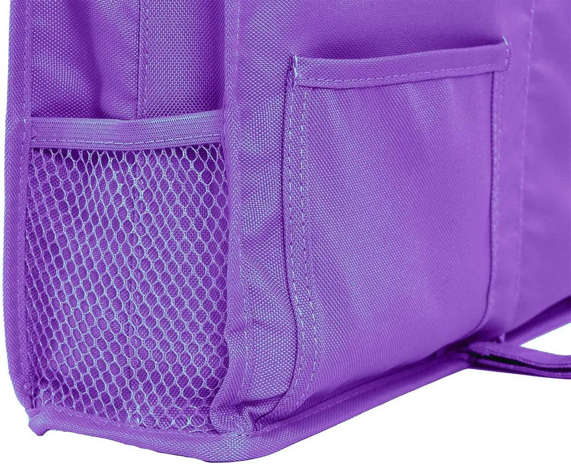 Sugaroom Purple Bedside Storage and Organizer - Hanging Caddy for Bed Rails, Bunk Beds, Dorm Rooms and More