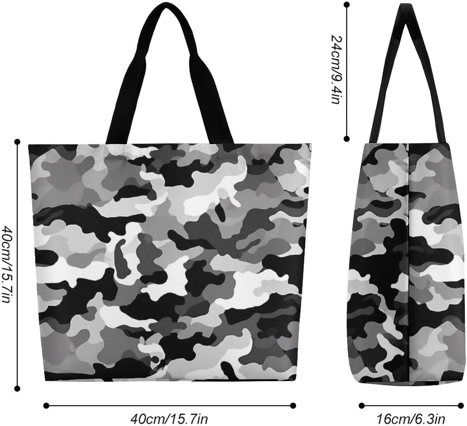 Sunrise on The Lake Tote Bag for Women Reusable Grocery Shoulder Bags Shopping Bag for Travel, Groceries