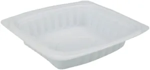 Sunshine SERIES 28: 1 COMPARTMENT RECTANGULAR ANTI-FOG CONTAINER – 16 OZ (White)