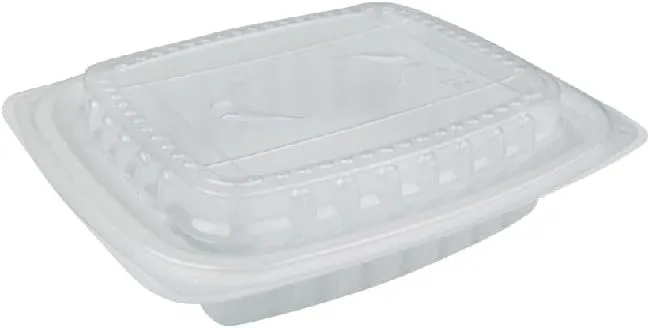 Sunshine SERIES 28: 1 COMPARTMENT RECTANGULAR ANTI-FOG CONTAINER – 16 OZ (White)