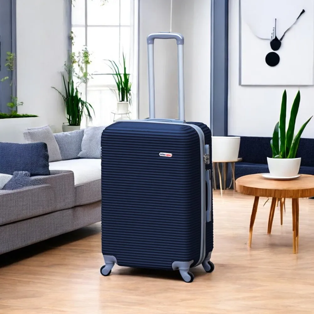 Swiss Class Line ABS | Lightweight Expandable Luggage Bag with Spinner Wheels | 4 Piece Set 20, 24, 28, 32 Inches
