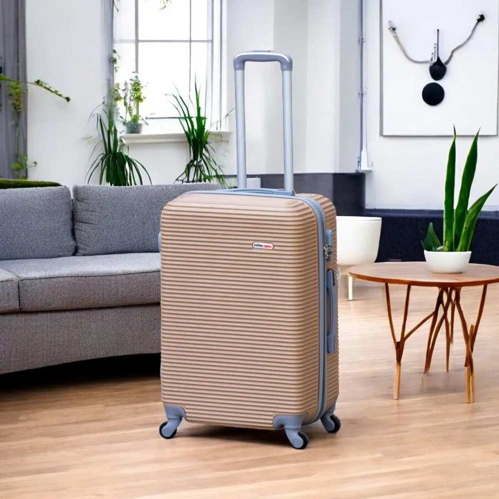 Swiss Class Line ABS | Lightweight Expandable Luggage Bag with Spinner Wheels | 4 Piece Set 20, 24, 28, 32 Inches