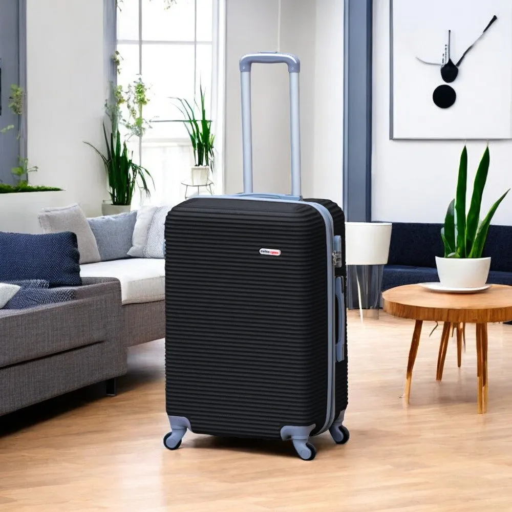 Swiss Class Line ABS | Lightweight Expandable Luggage Bag with Spinner Wheels | 4 Piece Set 20, 24, 28, 32 Inches
