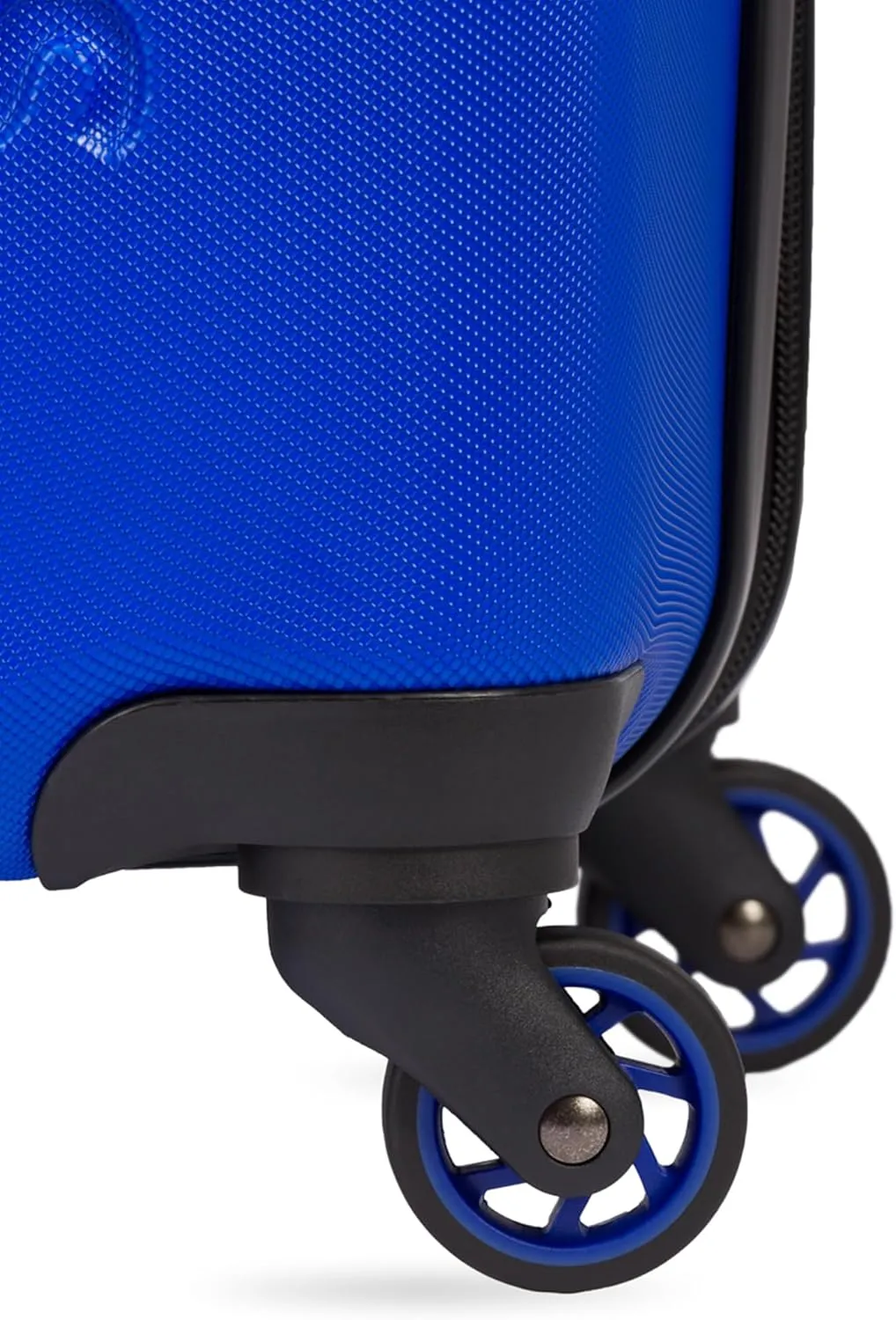 SwissGear 7366 Hardside Expandable Luggage with Spinner Wheels, Cobalt, Checked-Medium 23-Inch