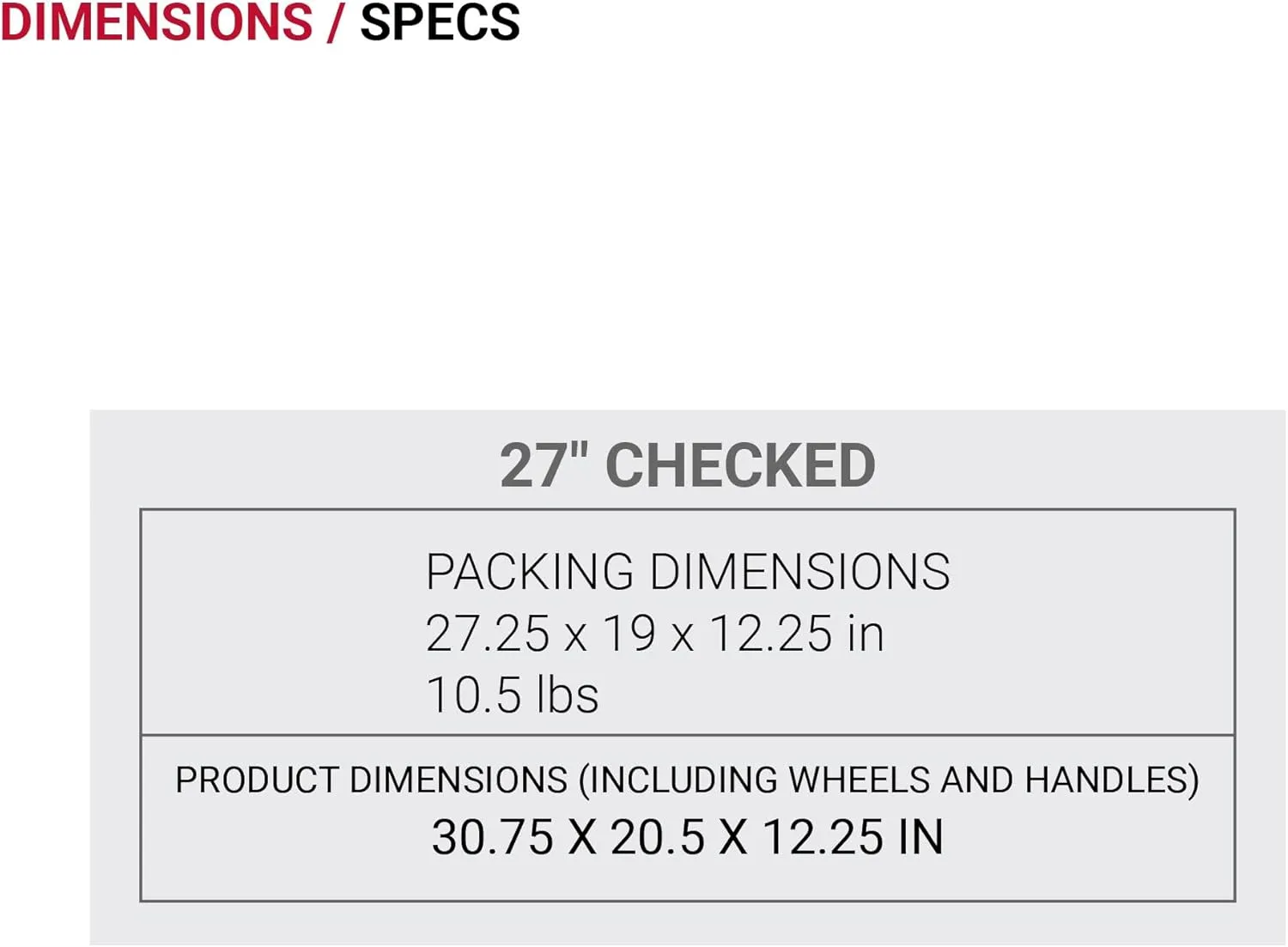SwissGear 7366 Hardside Expandable Luggage with Spinner Wheels, Grey, Checked-Large 27-Inch