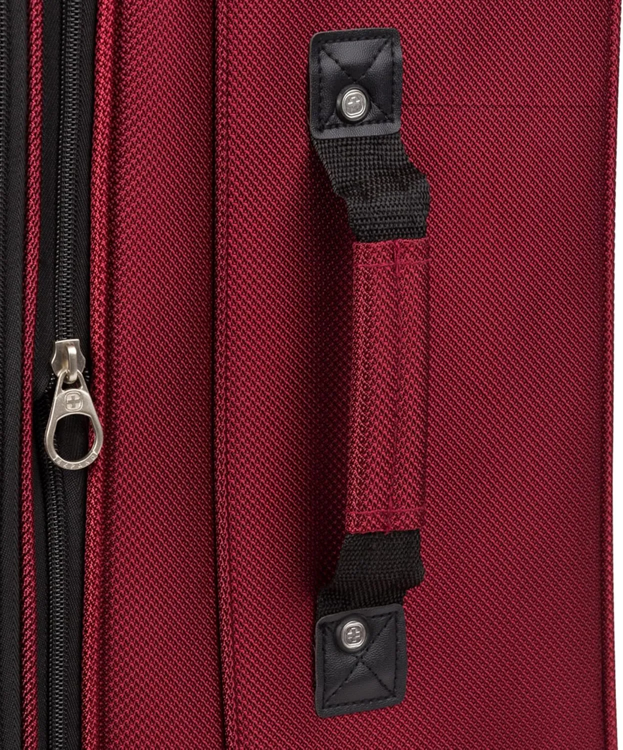 SwissGear Sion Softside Expandable Roller Luggage, Burgundy, 3-Piece Set (21/25/29)
