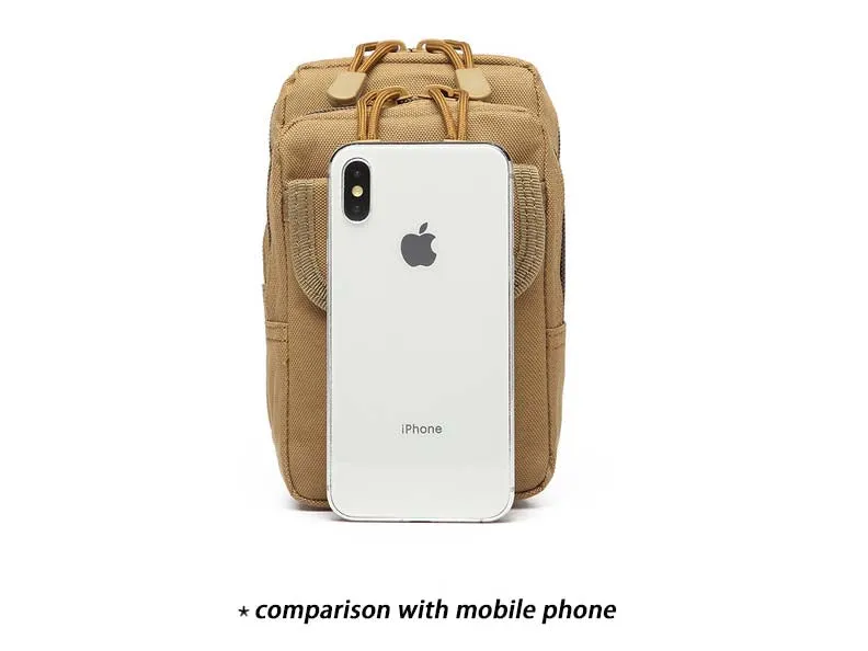 Tactical camouflage mobile phone waist pack for outdoor sports and adventures GBFP009