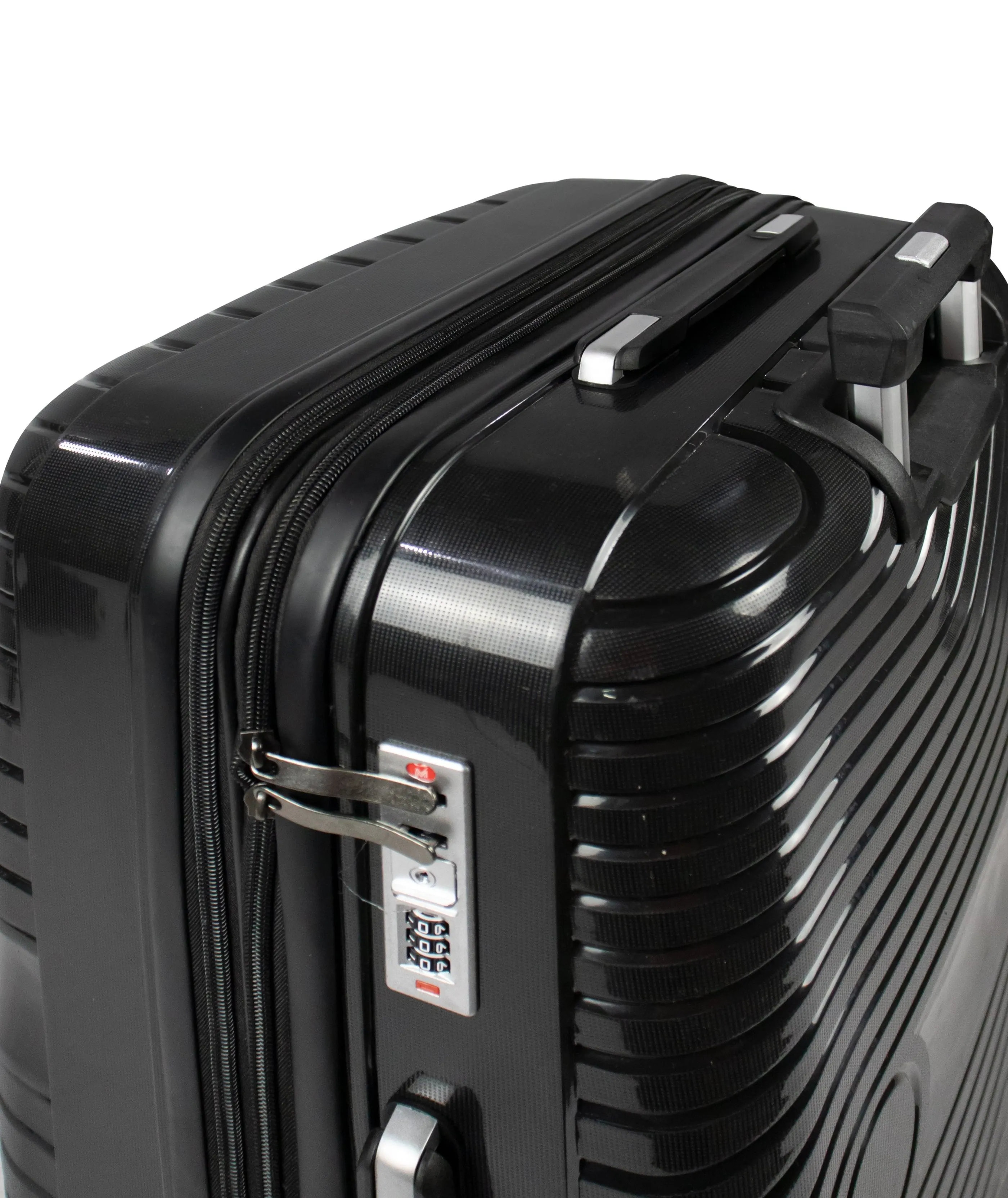 TAJ- Comlpete Luggage Set 3 Piece -UNBREAKABLE PP(Black)