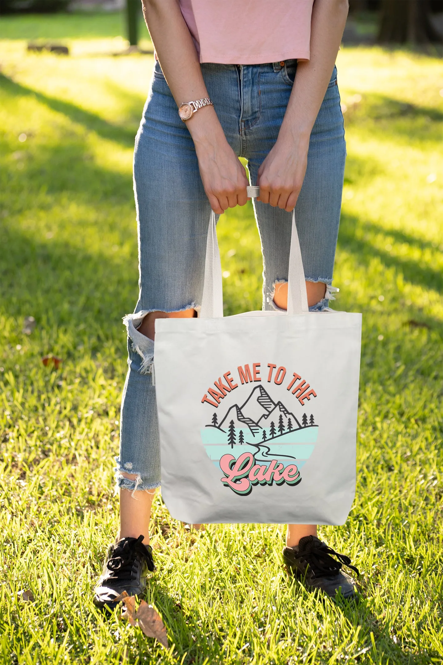 Take Me to the Lake Tote Bag