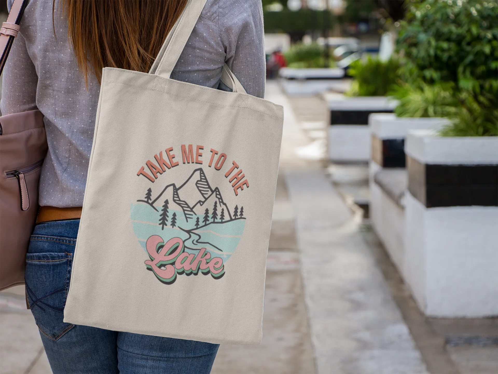 Take Me to the Lake Tote Bag