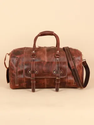 TAN & BROWN TRAVEL BAG