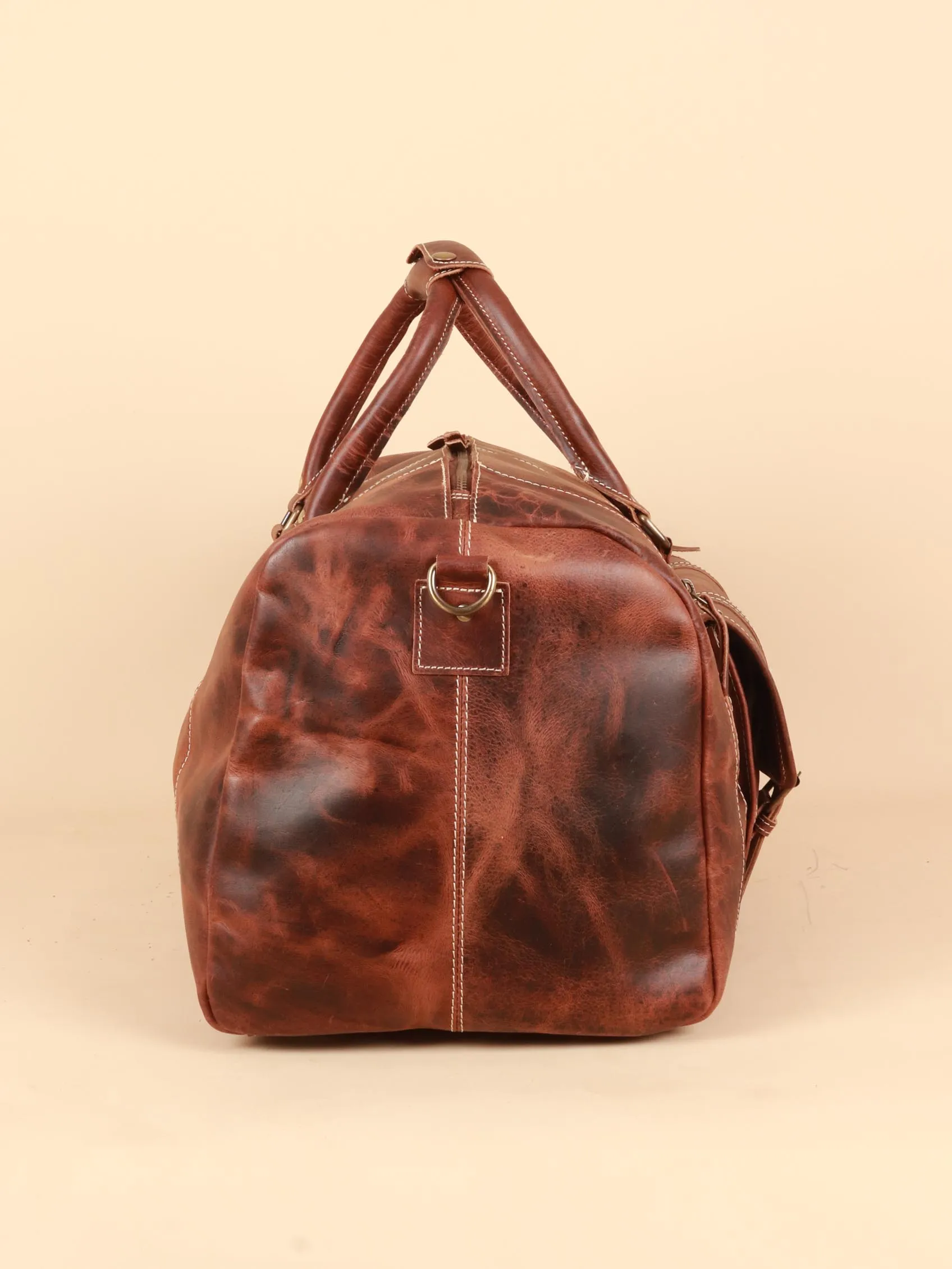 TAN & BROWN TRAVEL BAG