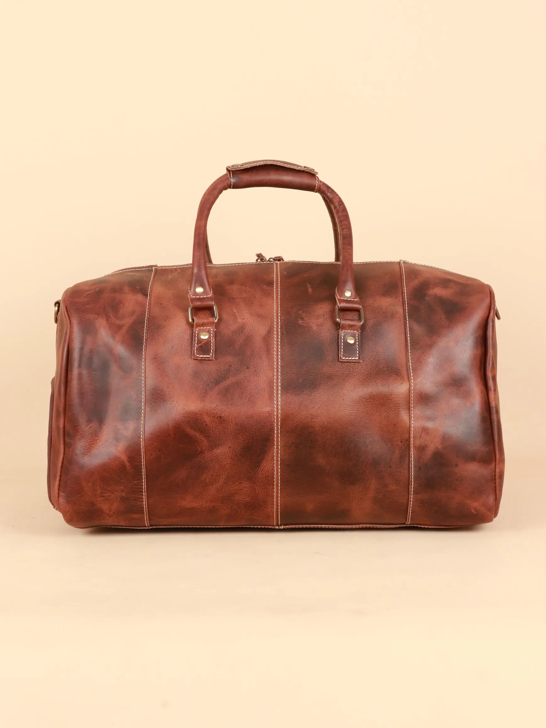 TAN & BROWN TRAVEL BAG
