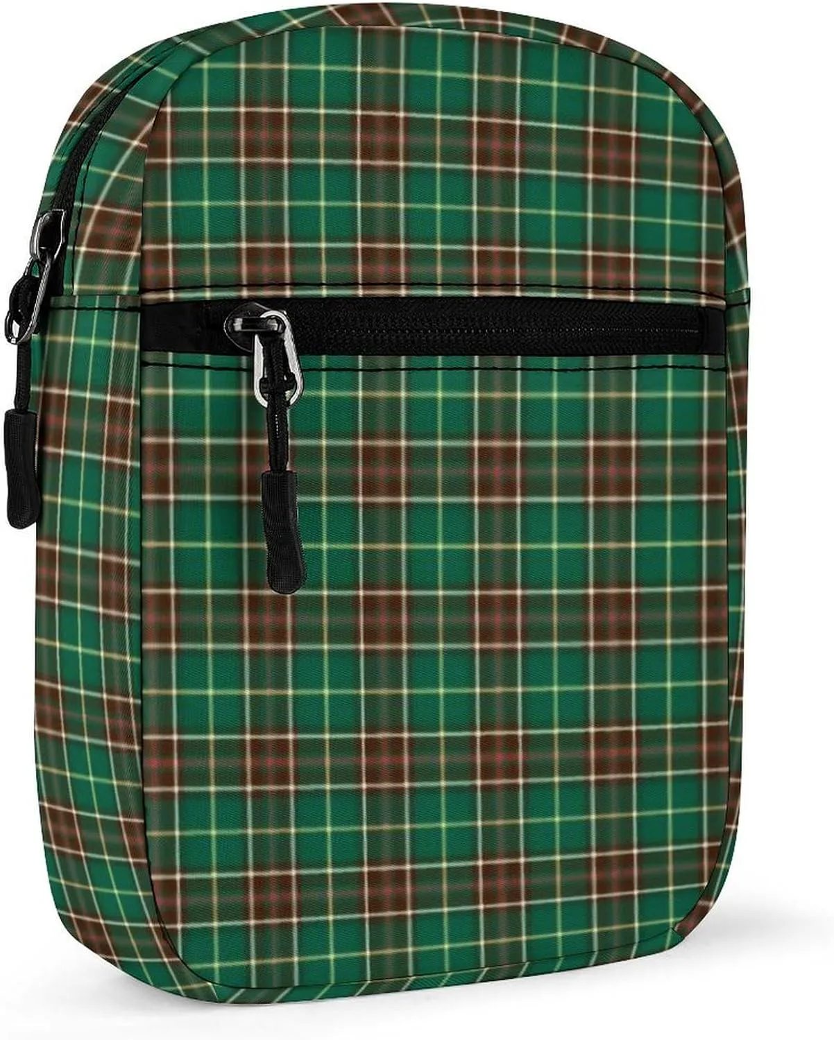 Tartan Province Grid Detachable Shoulder Strap Small Shoulder Bag Unisex