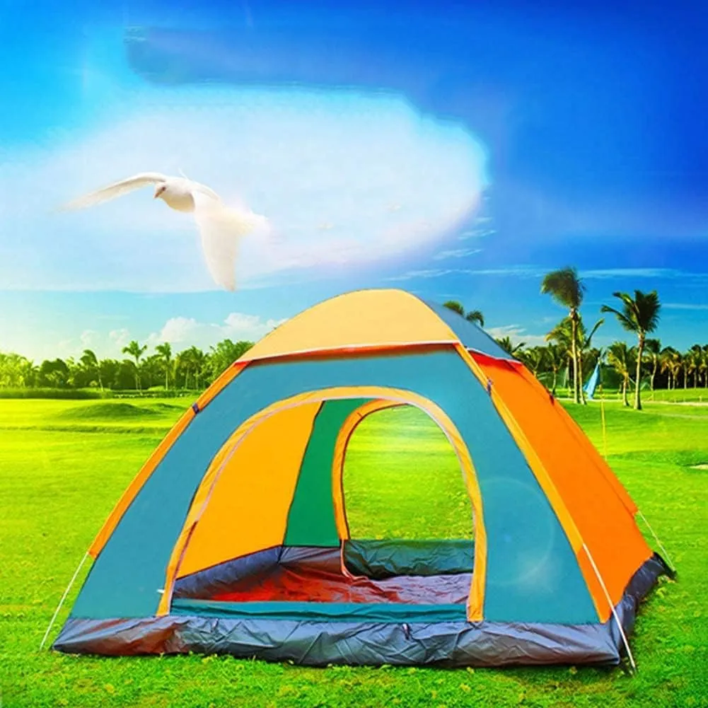 Tent Ultralight Portable Outdoor Camping Folding Automatic 3-4 Person Waterproof Family Tents